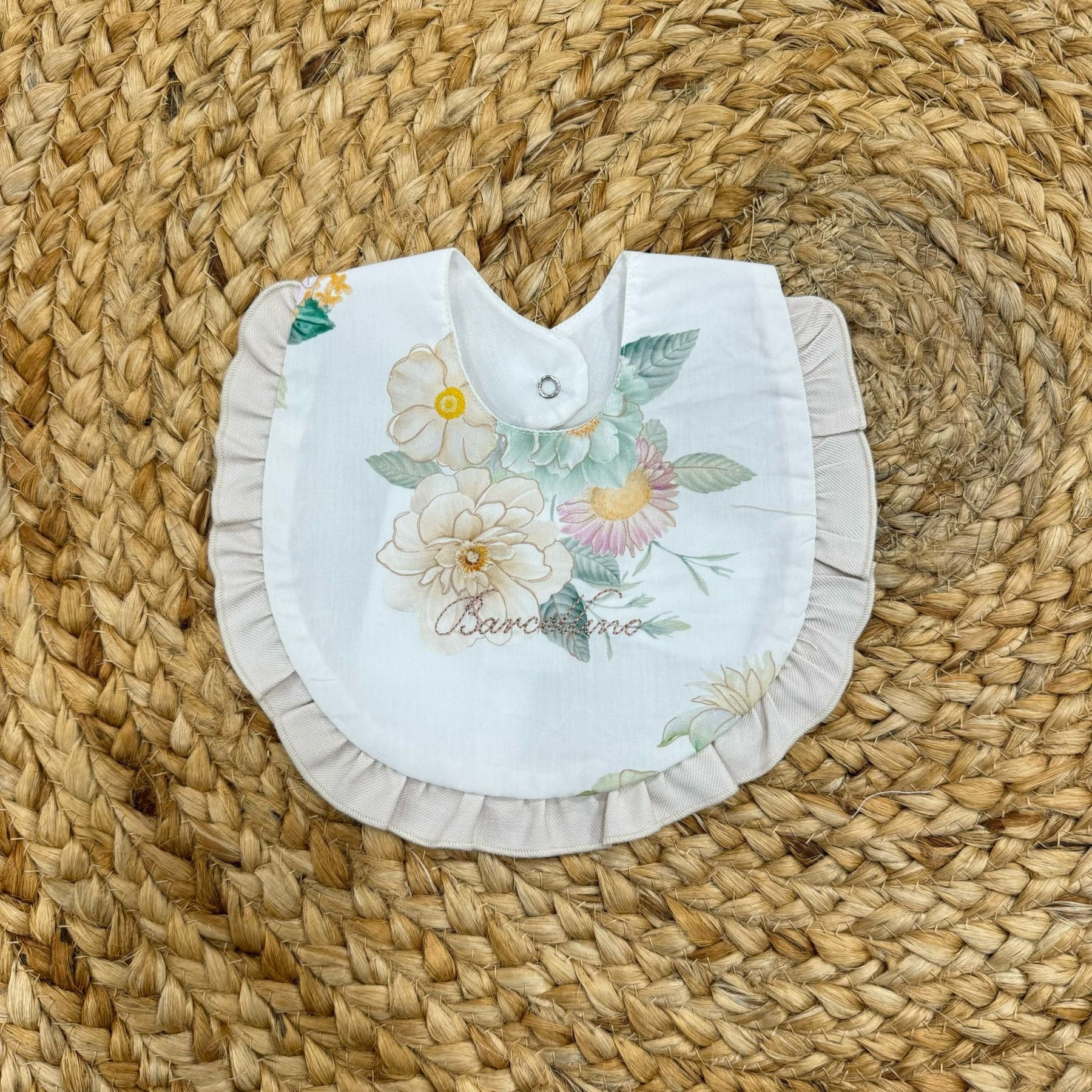Barcellino Floral Bib