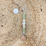 Buzz Leaf and Daisy Pacifier Holder Chain