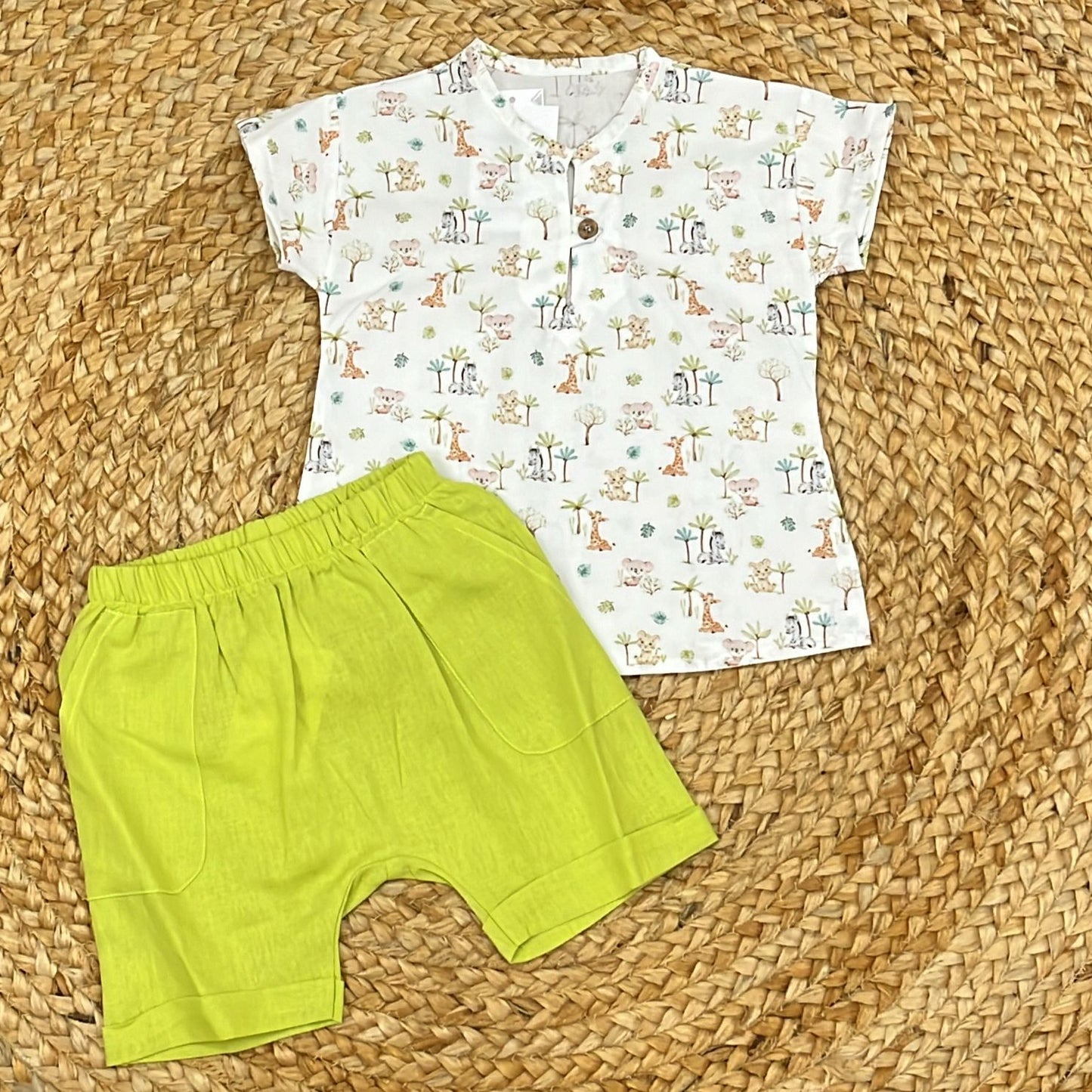 BabyVip Animal shirt and shorts