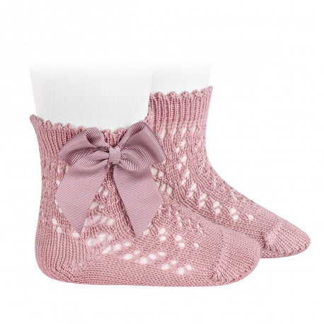 Condor Perforated Socks with bow