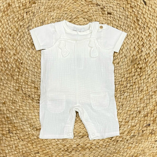 Coccodè Firenze Bamboo dungarees and bodysuit