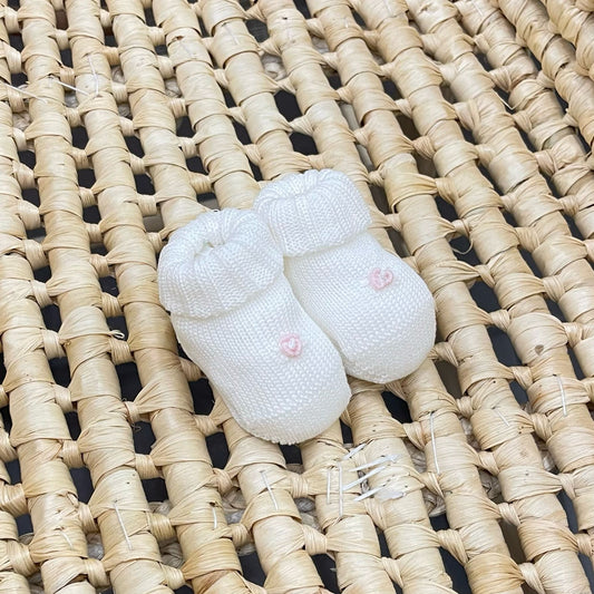 Primodì baby slippers with embroidery