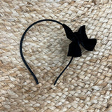 Siena Bow headband in velvet