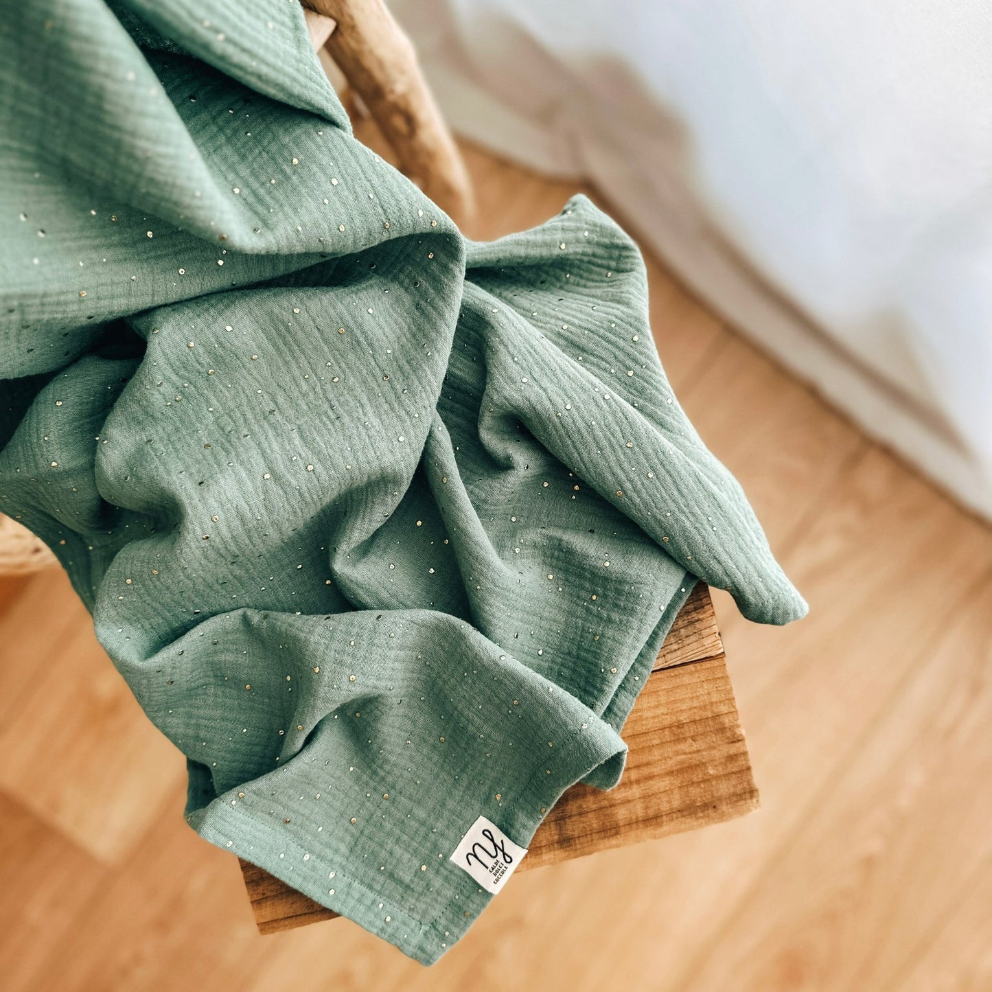 Nannafrufru Muslin Pois Gold