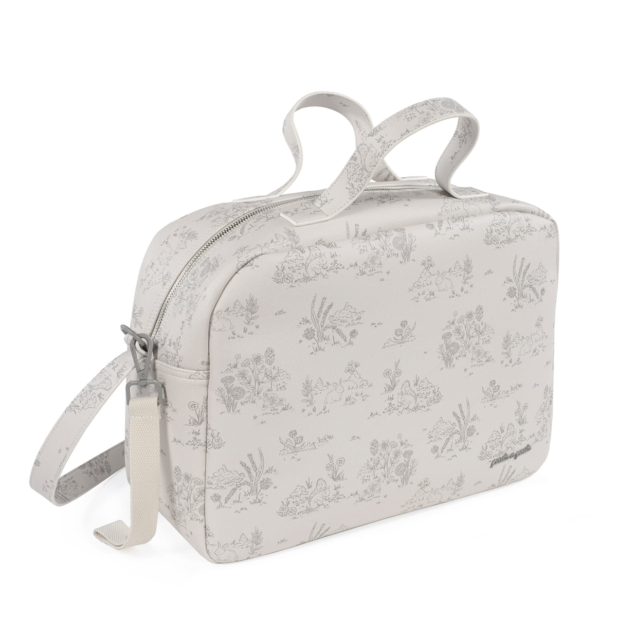 Pasito a Pasito Borsa fasciatoio Toile de jouy Cream