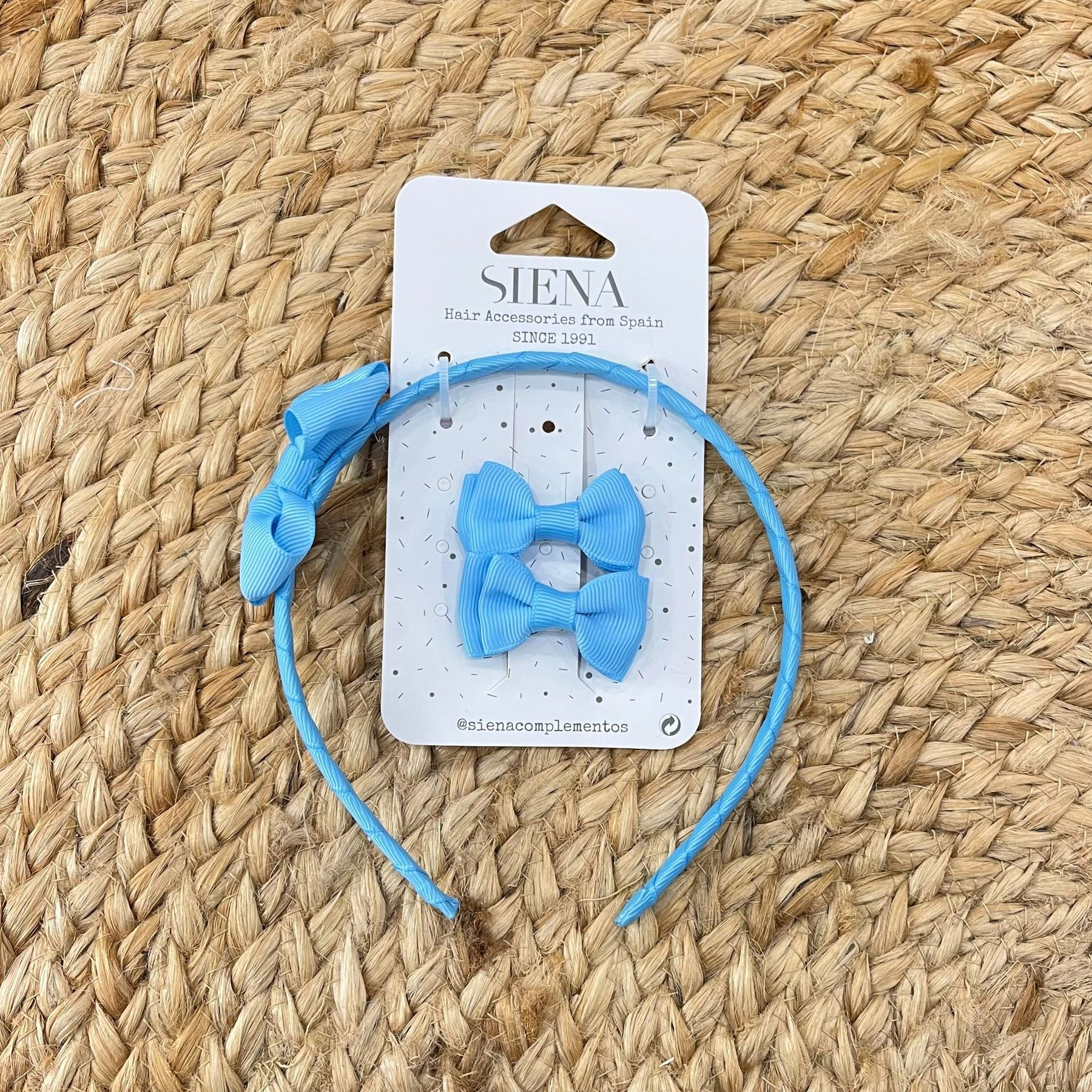 Siena Bow headband and clip set