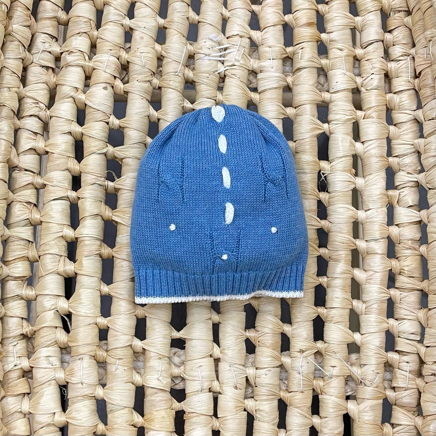 Primodì baby cap Hand embroidered