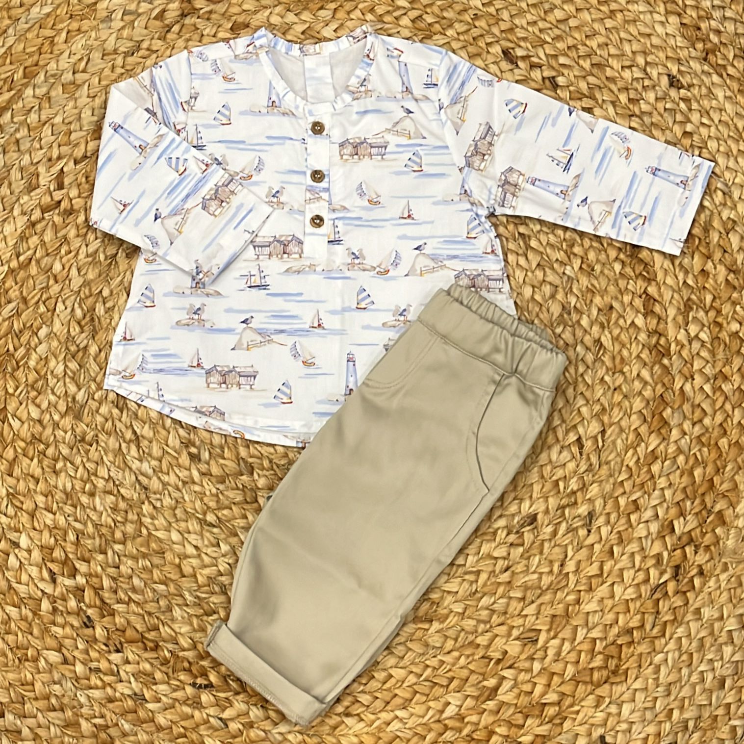 BabyVip Cotton shirt with trousers