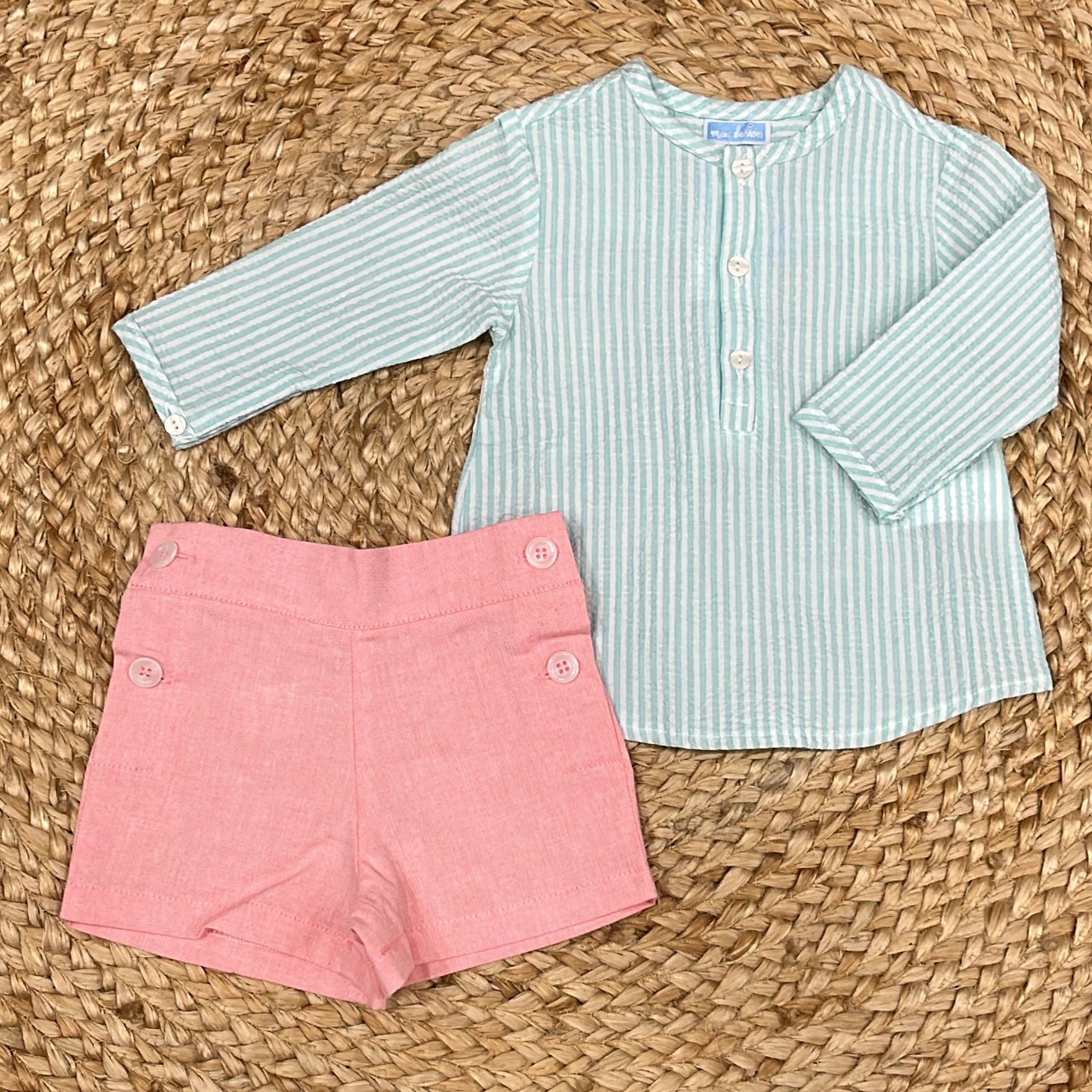 Mac Ilusion Striped shirt and shorts