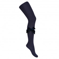 Condor Bow tights in velvet