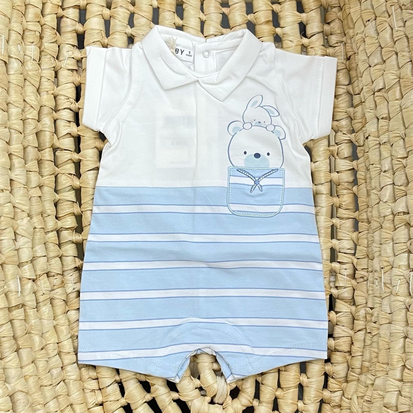 Melby Striped Romper