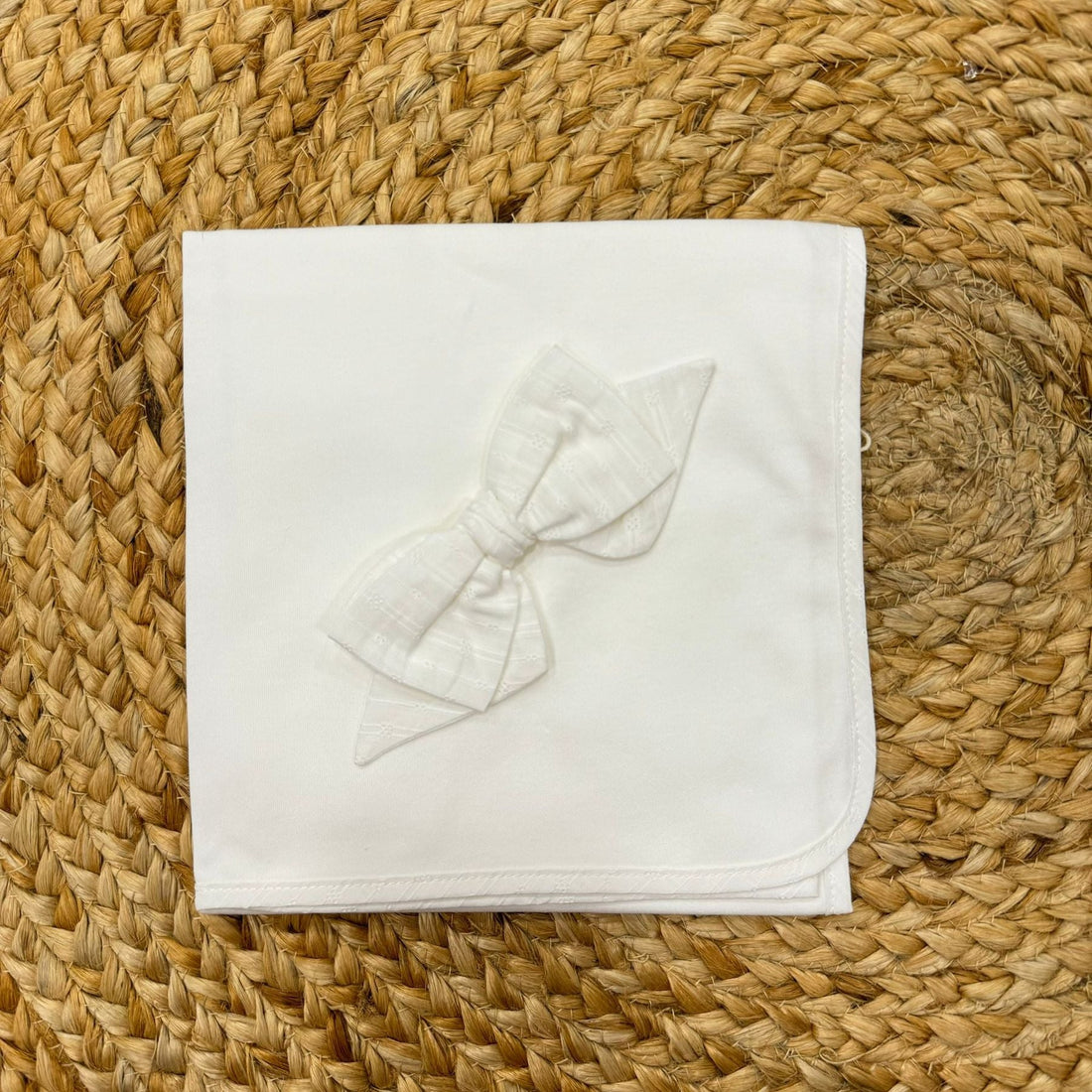 Baby Gi Quadrato Fiocco Sangallo - Anima Kids