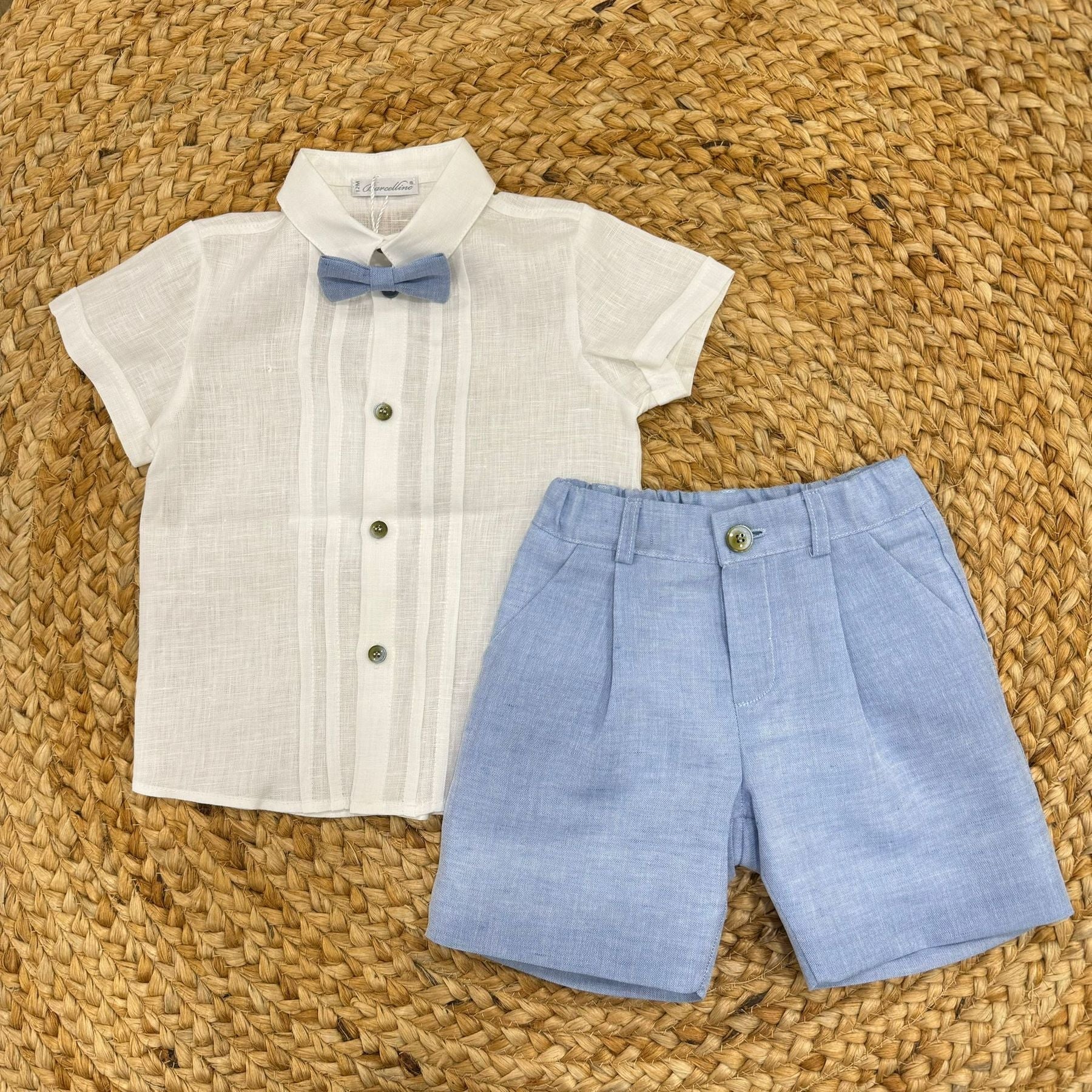 Barcellino Camicina e pantaloncino Papillon - Anima Kids