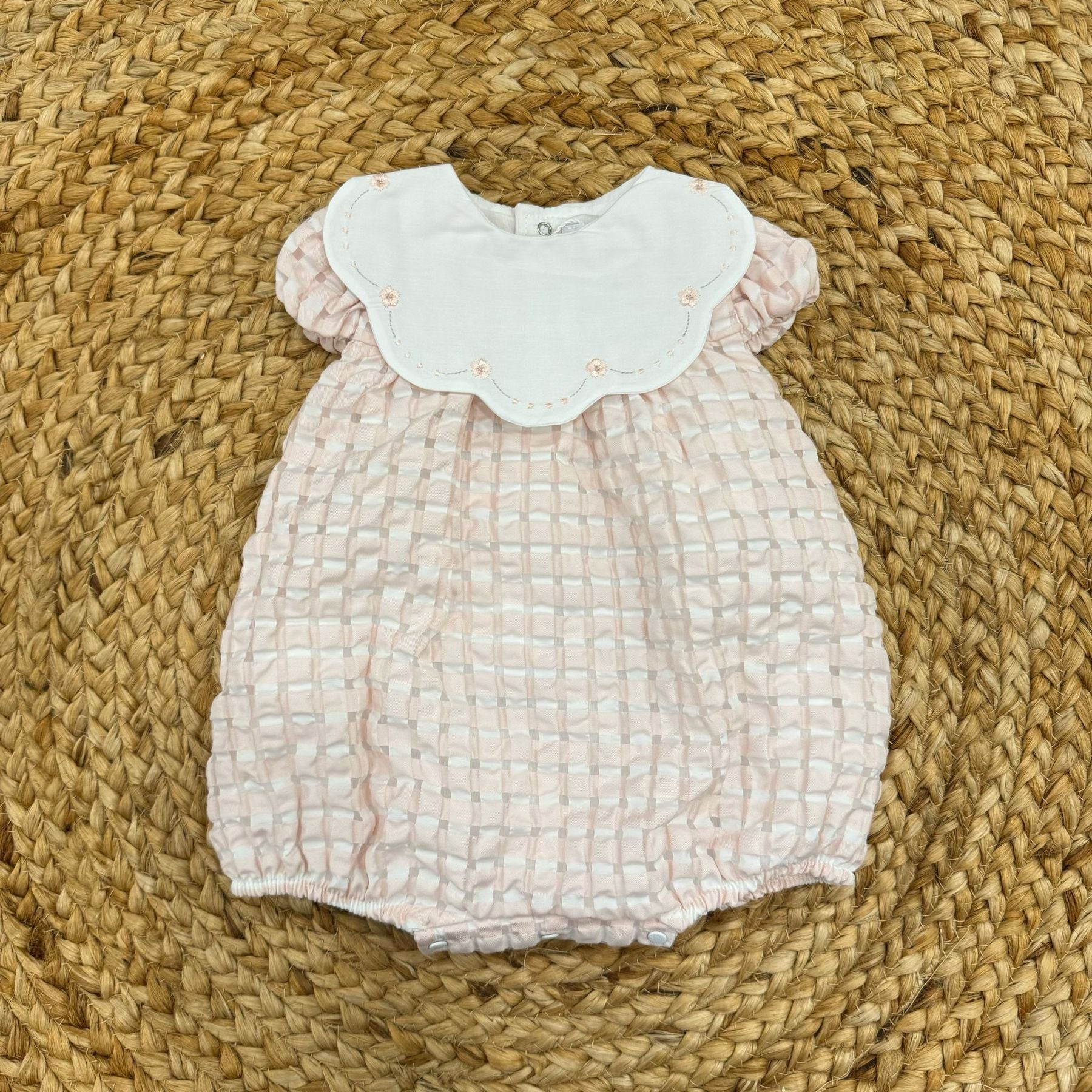 Barcellino Pagliaccetto Con Ricamo - Anima Kids