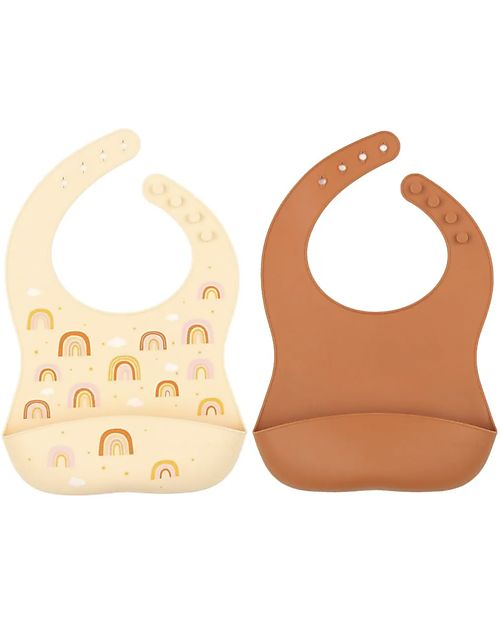 Buzz Rainbow Bibs Set