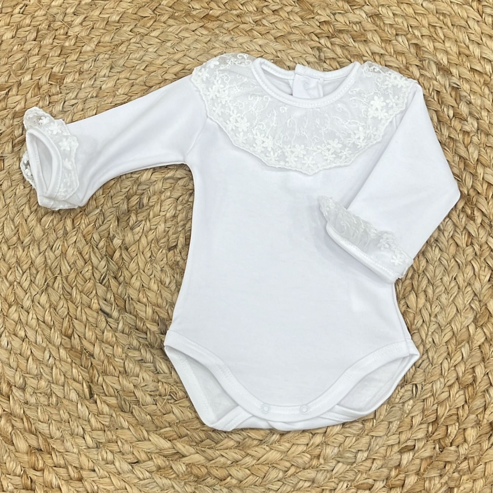 Calamaro Body Collo in pizzo - Anima Kids