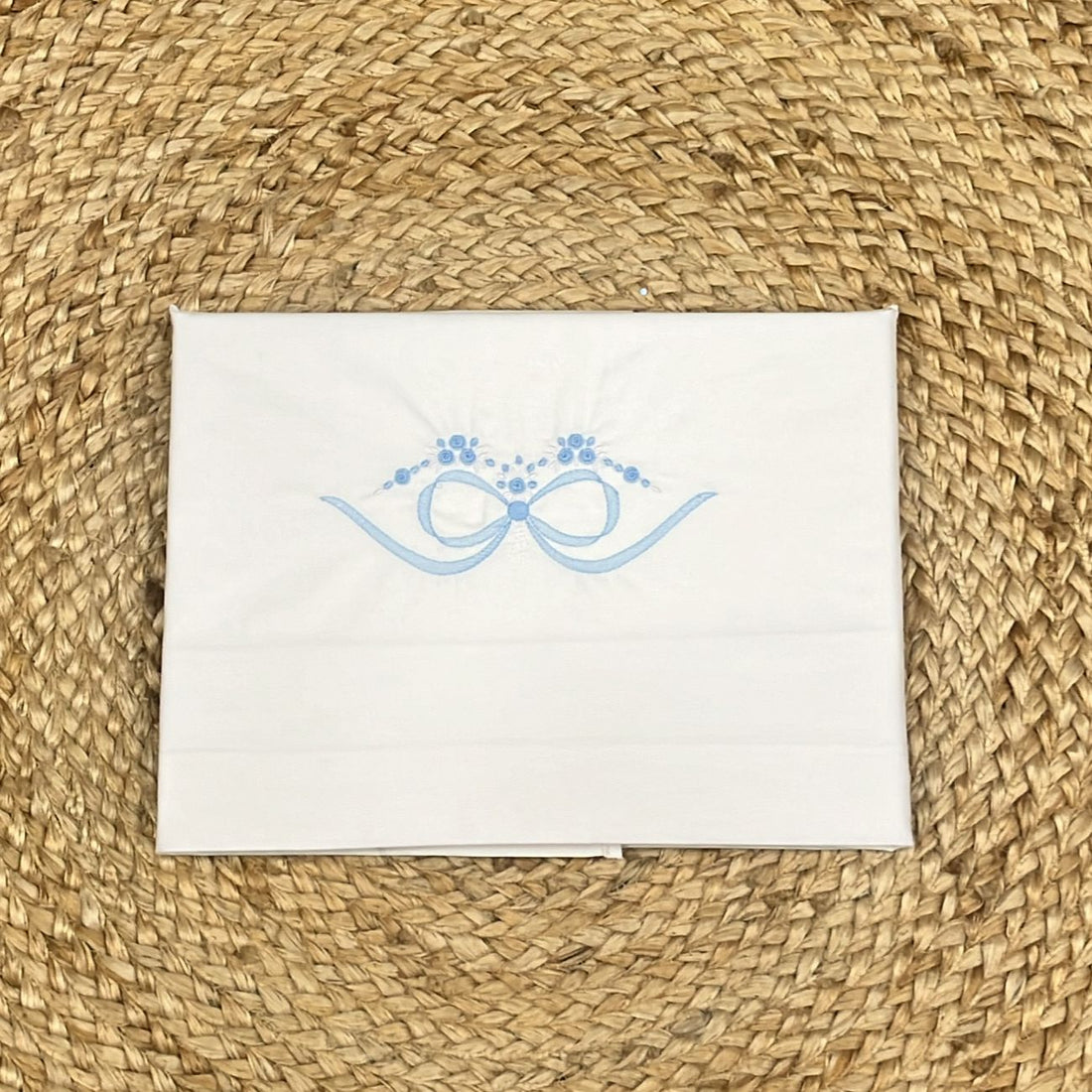 Dondolo Set Lenzuolino Con Ricamo Per Passeggino - Anima Kids