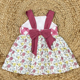 Del Sur Dress With Bow