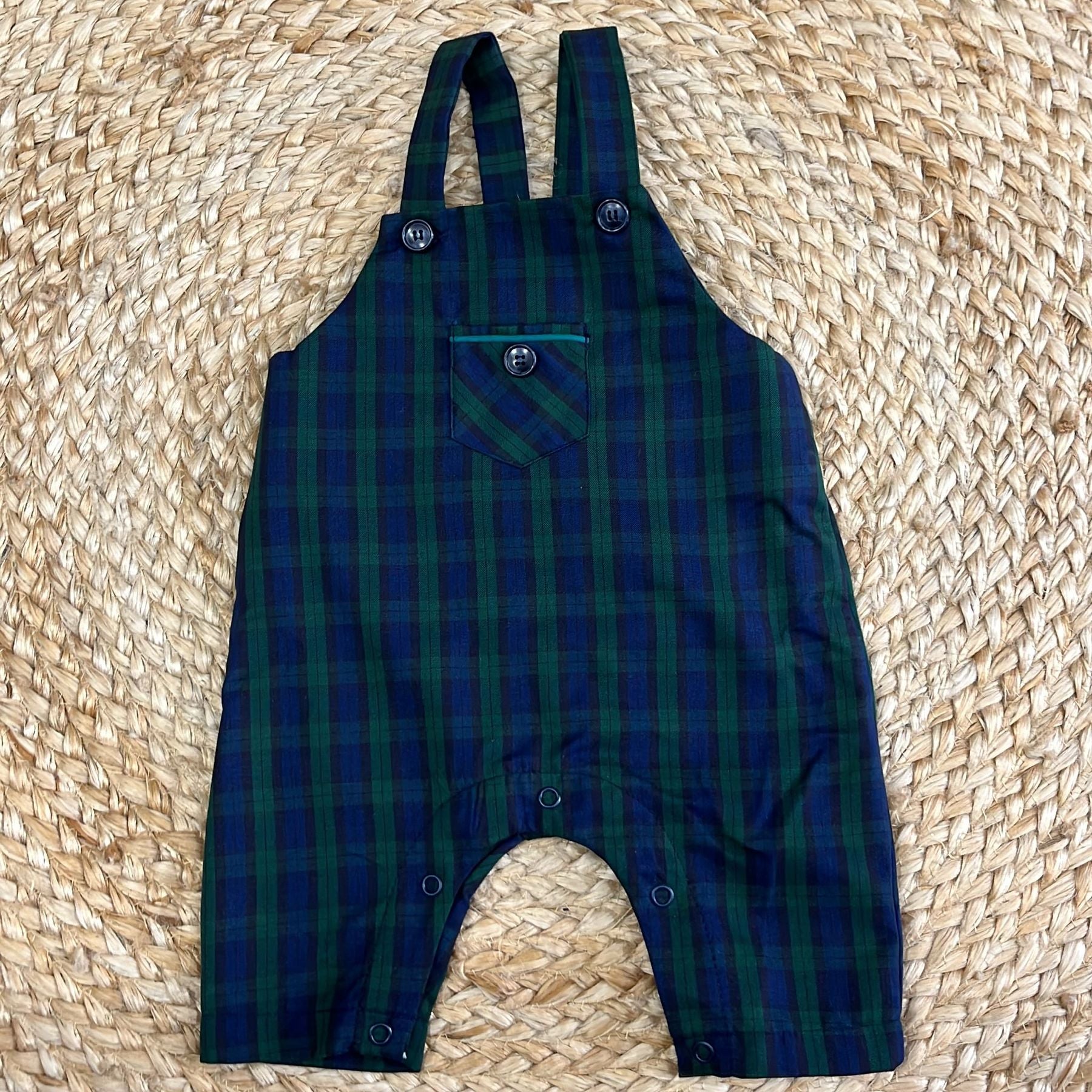 Coccodè Firenze Tartan Dungarees