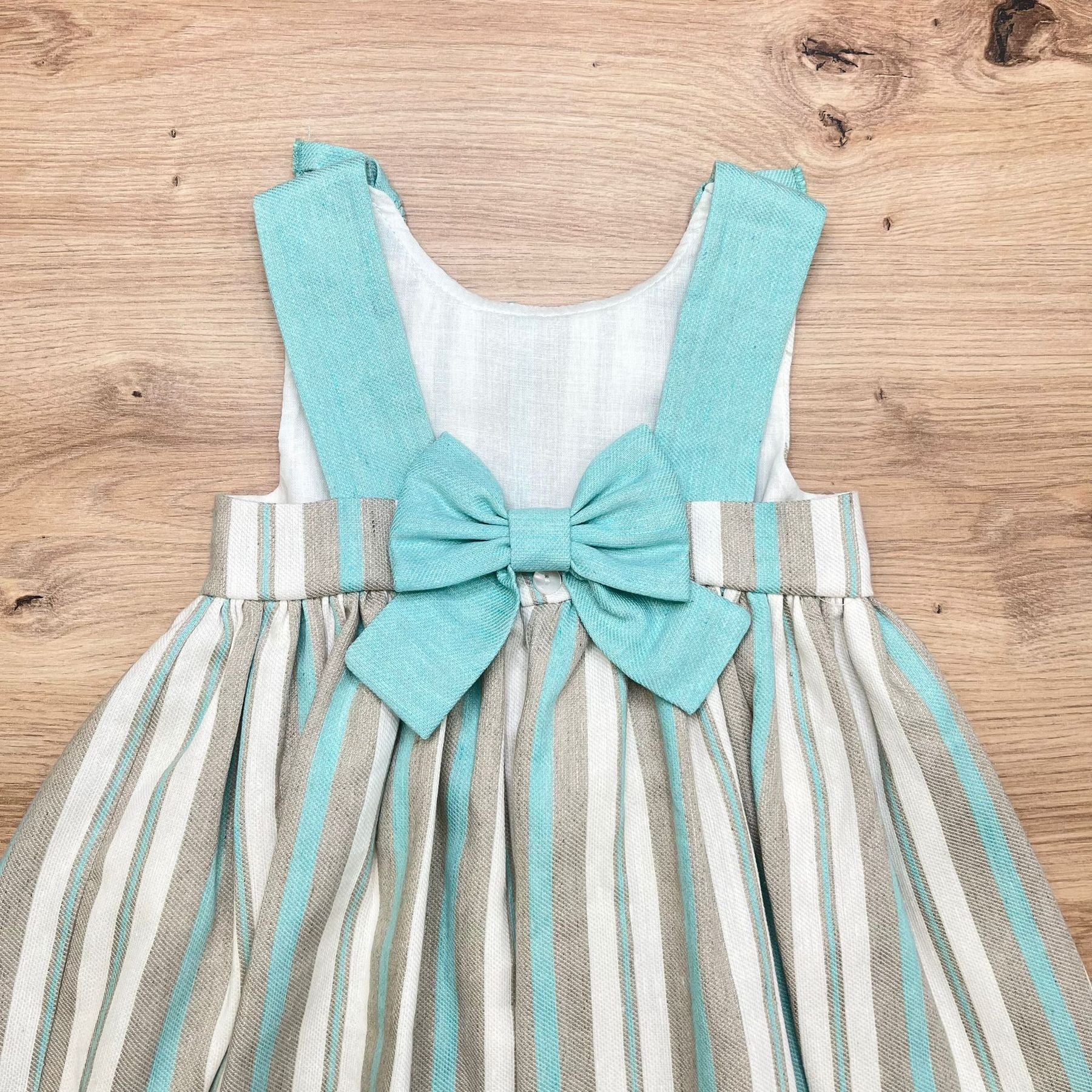 Mac Ilusion Blusa e coulotte A righe con fiocco - Anima Kids