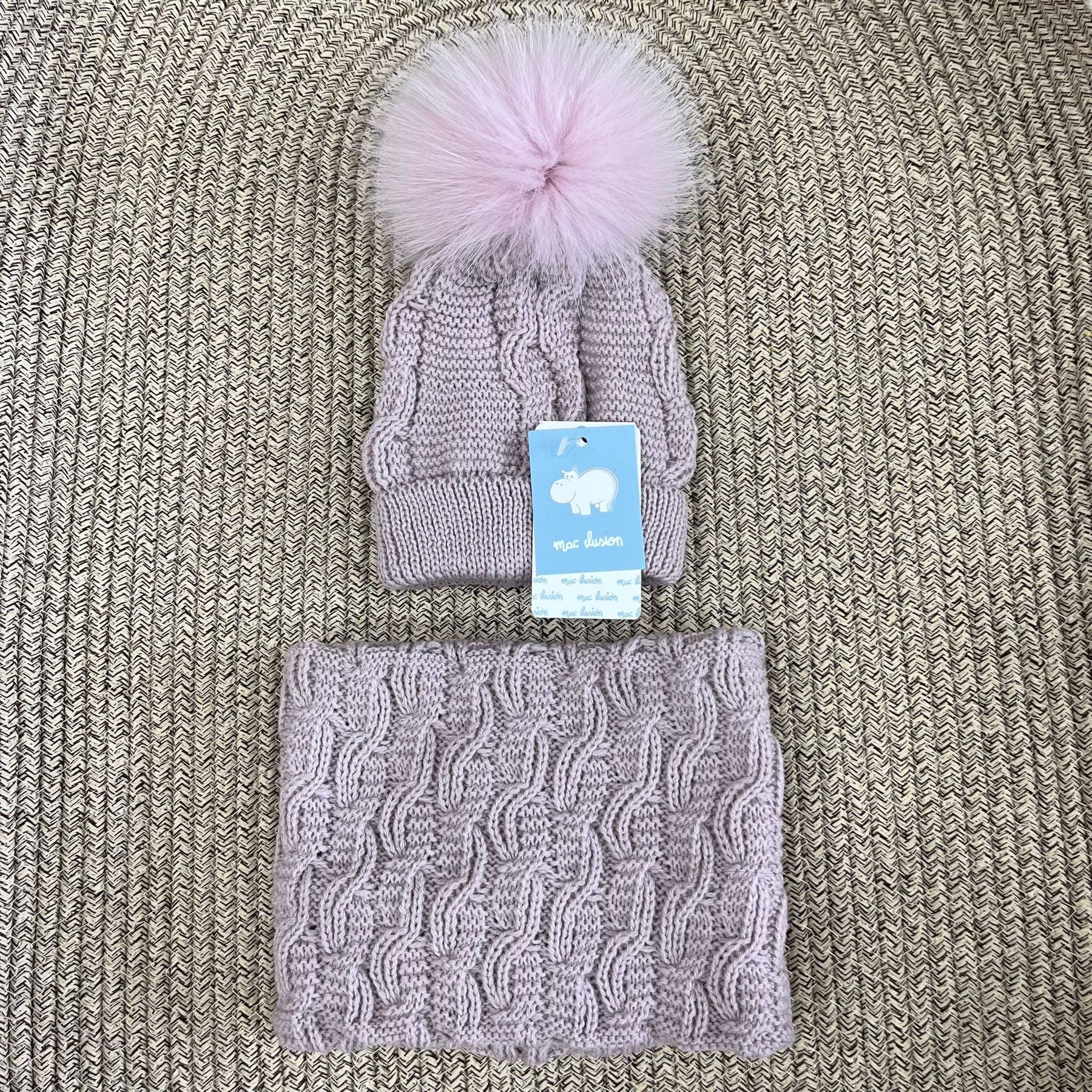 Mac Ilusion Cappellino e Scaldacollo PomPon - Anima Kids