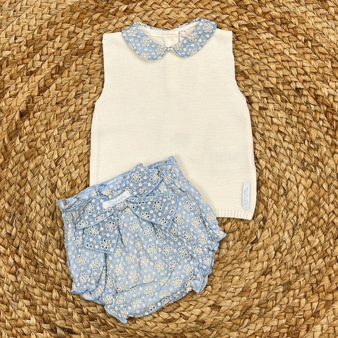 Nanàn Blusa e coulotte Sangallo - Anima Kids