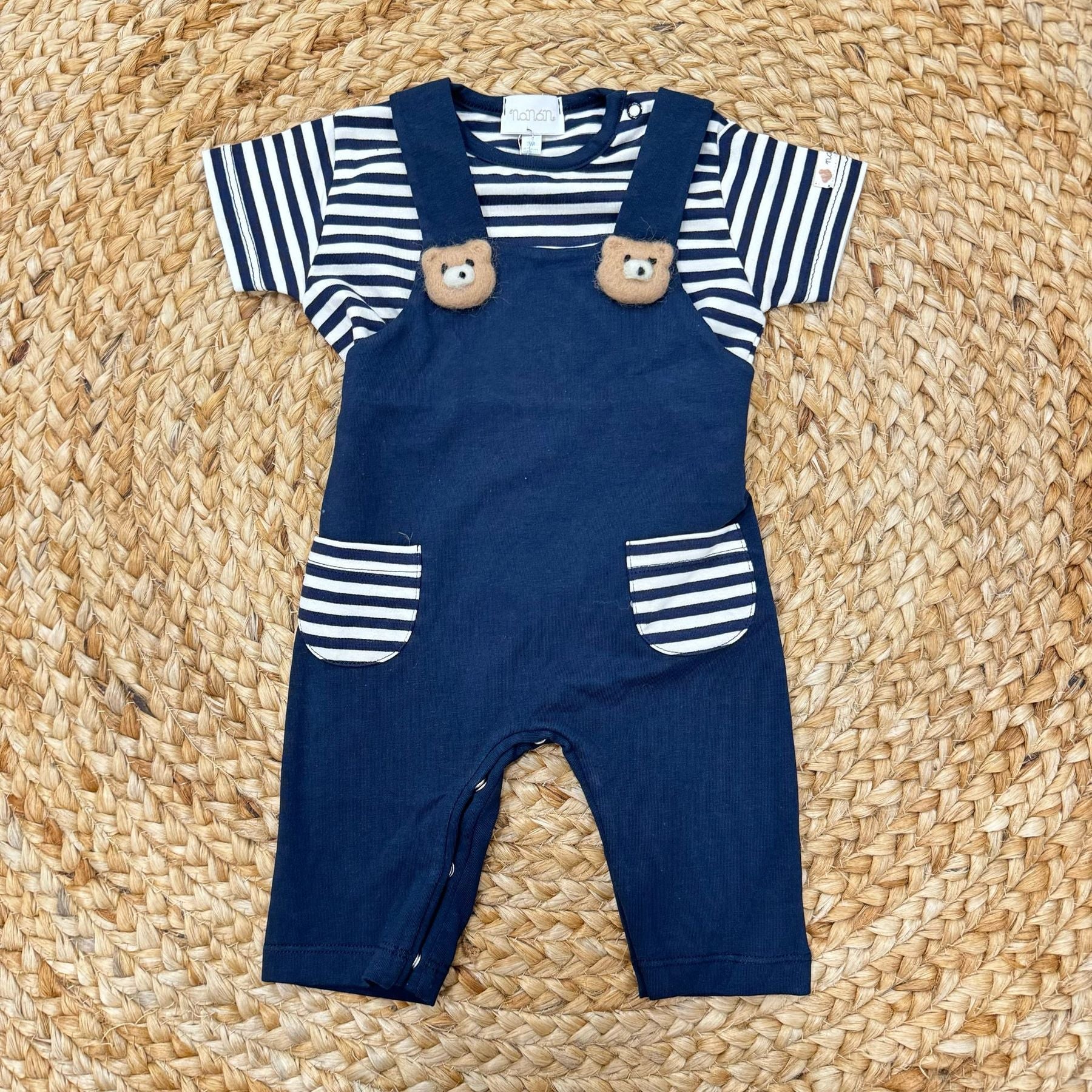 Nanàn Salopette con magliettina Orsetti - Anima Kids