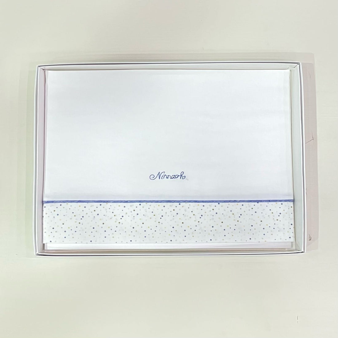 Ninnaoh Set Lenzuolino A pois Per Passeggino - Anima Kids