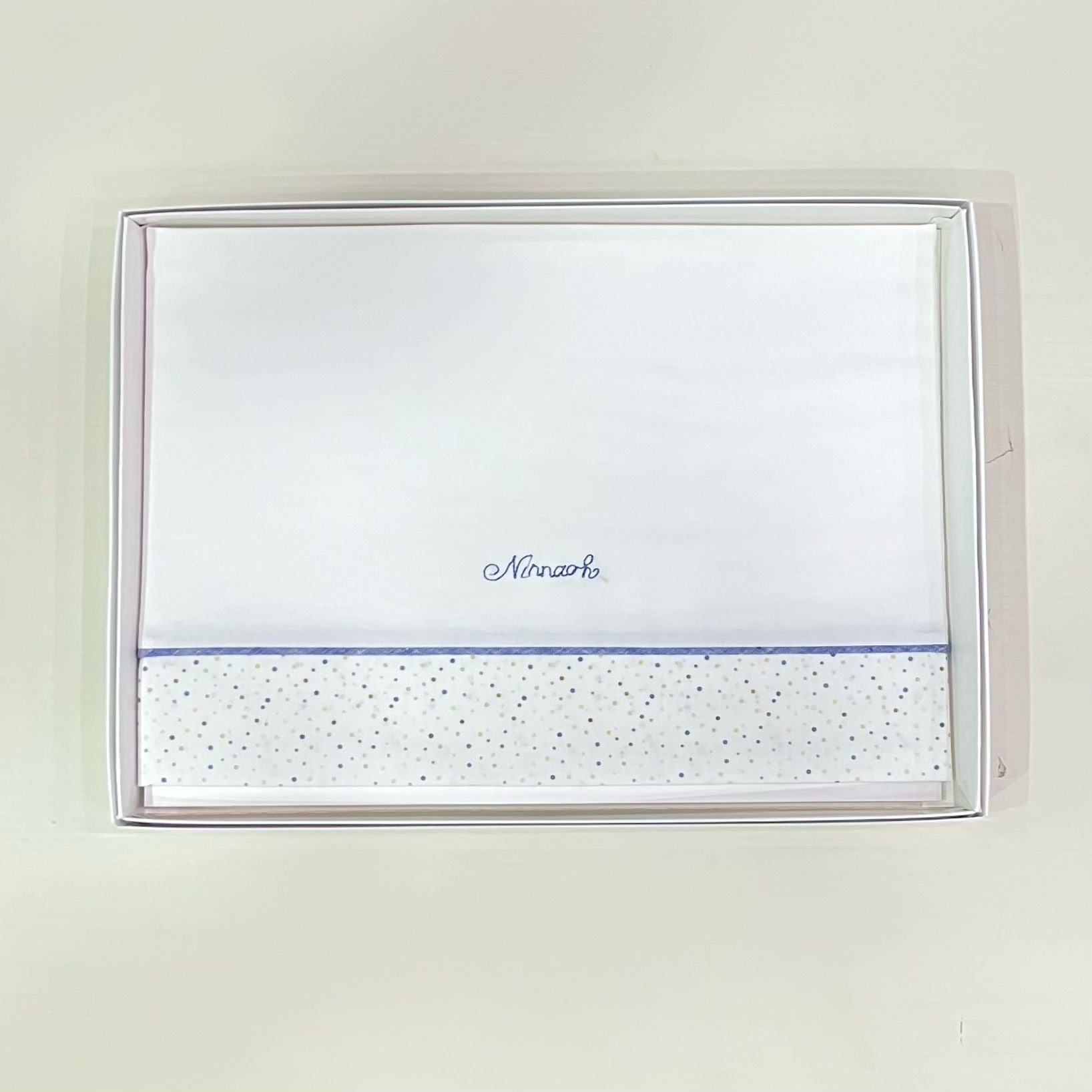 Ninnaoh Set Lenzuolino A pois Per Passeggino - Anima Kids