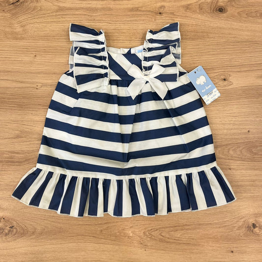 Mac Ilusion Striped dress with bow