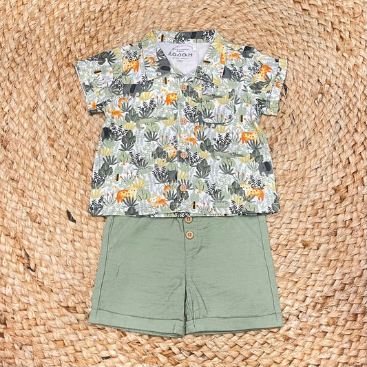 Losan Safari shirt and shorts