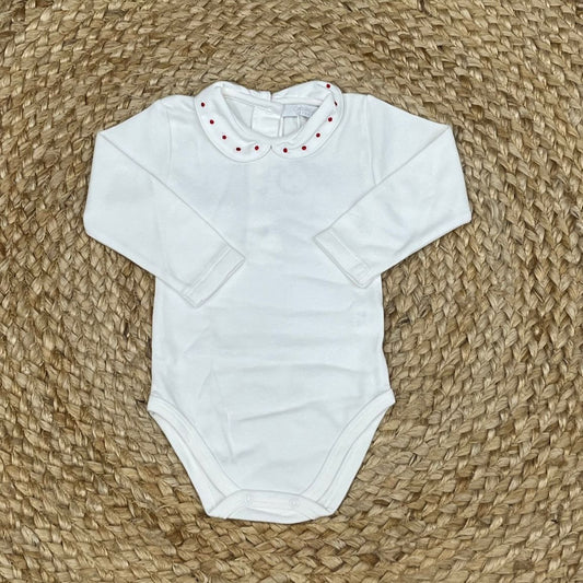 Coccodè Firenze Bodysuit with embroidered neck