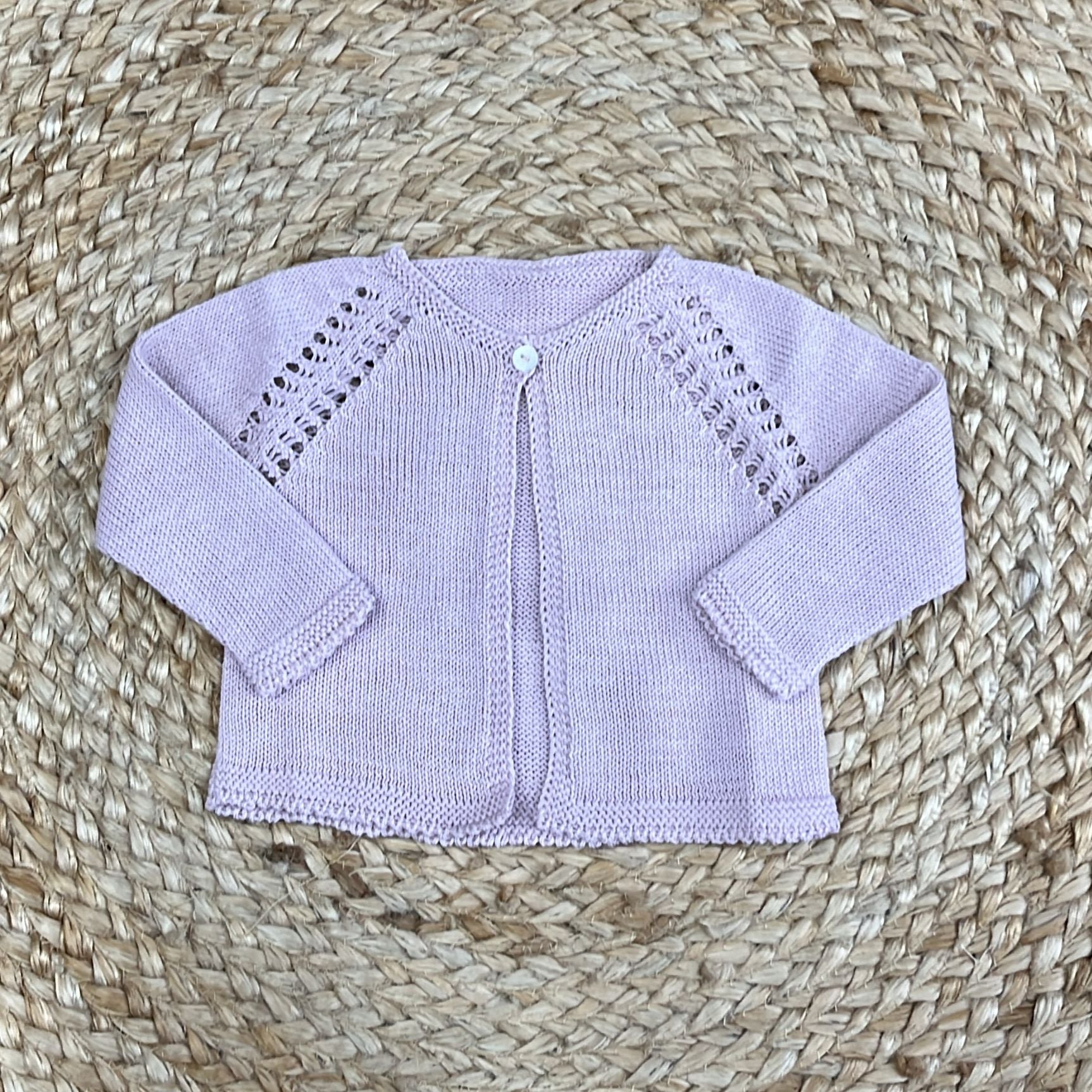 Del Sur Perforated Cardigan