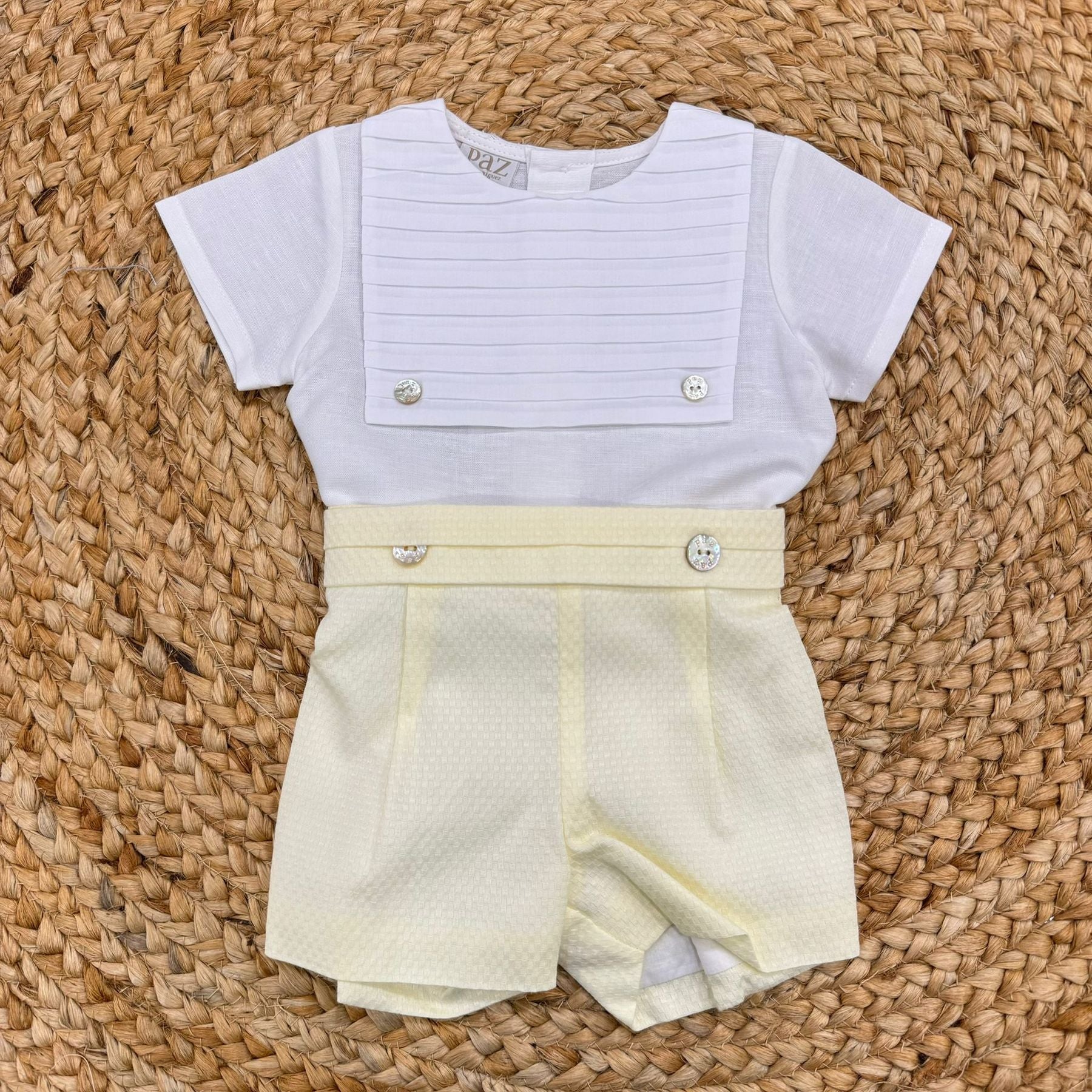 Paz Rodrìguez Completino in Lino e Cotone - Anima Kids