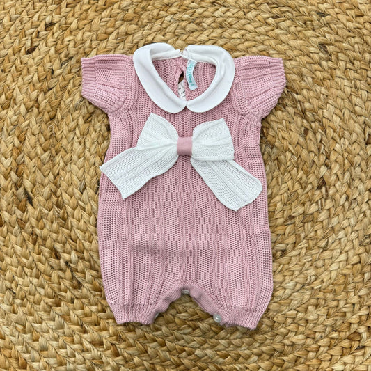 Almy Baby Romper With Bow