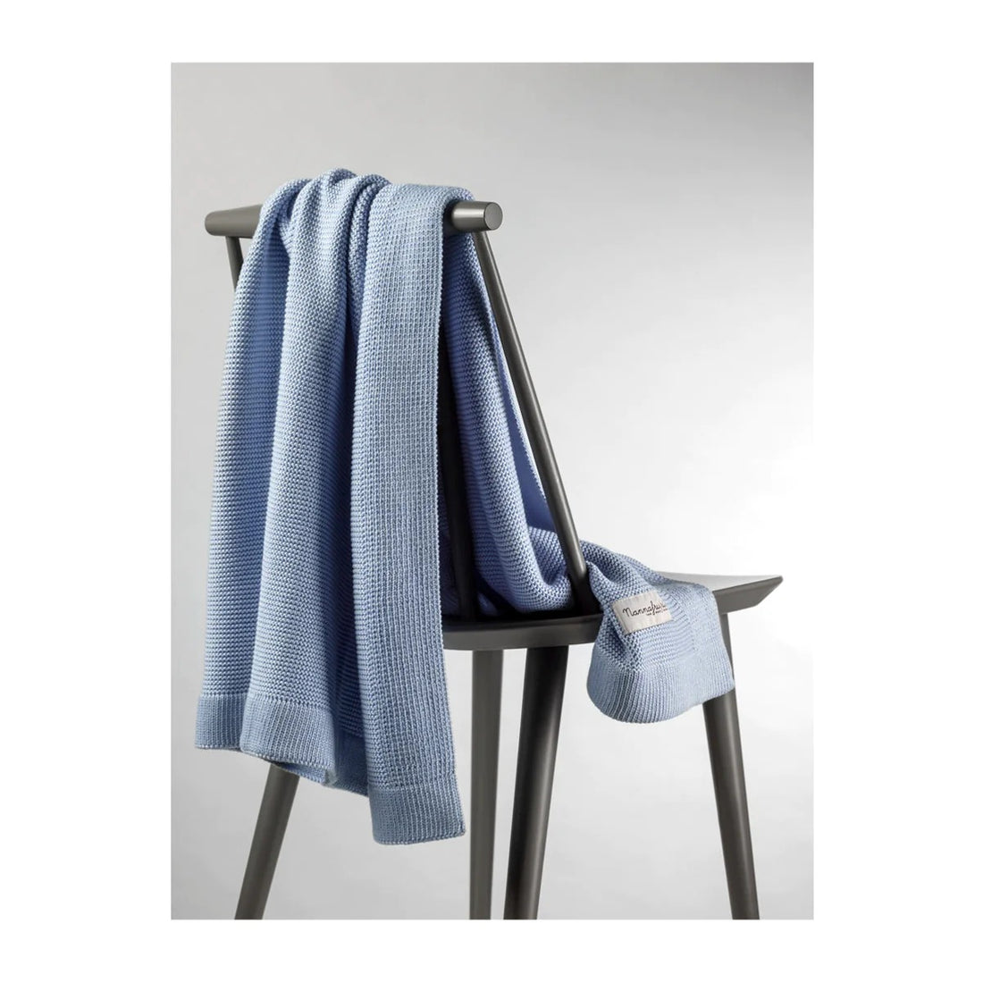 Nannafrufru Copertina Azzurra Bamboo e Cotone