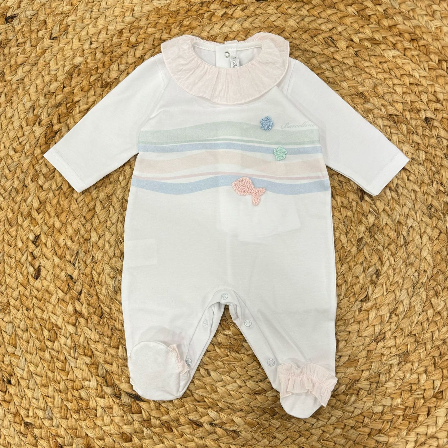 Barcellino Striped playsuit