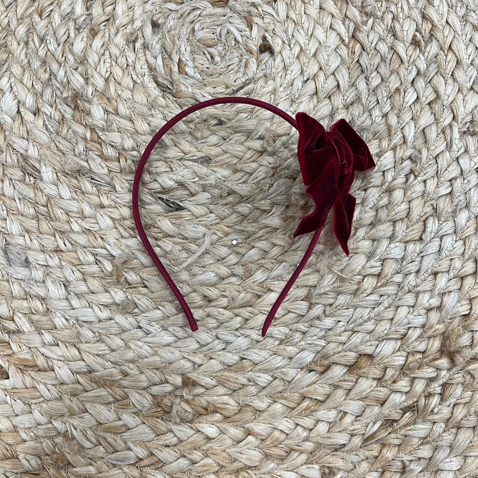 Siena Cerchietto Fiocco in velluto - Anima Kids