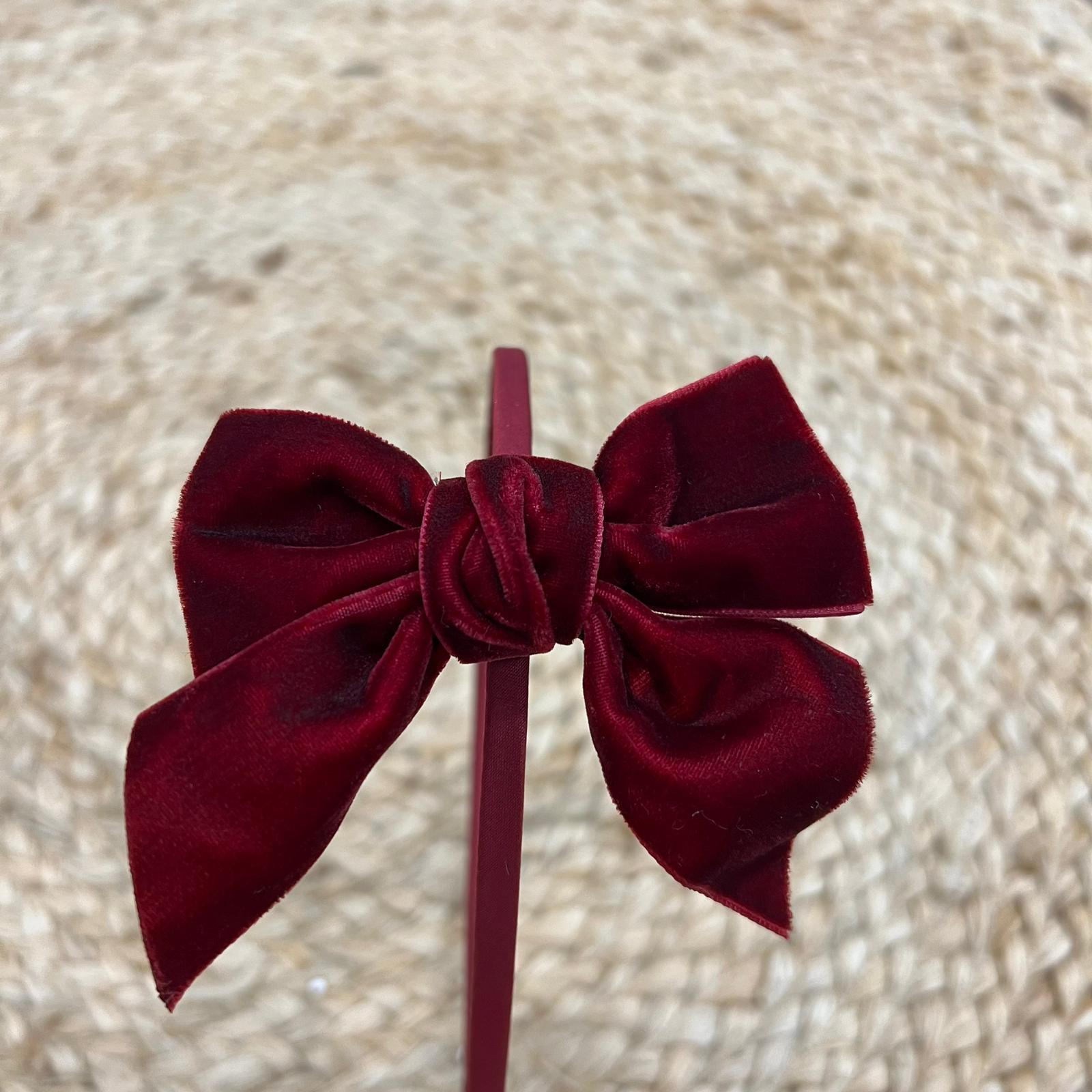 Siena Cerchietto Fiocco in velluto - Anima Kids