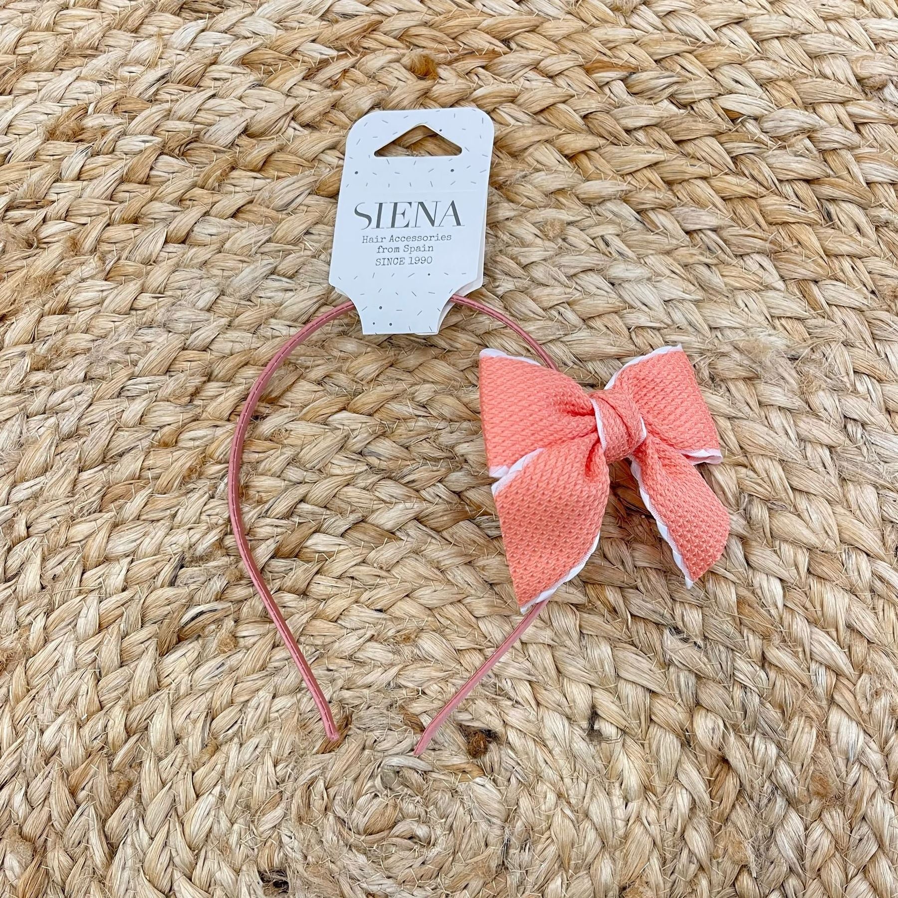 Siena Cerchietto Fiocco nido d'ape - Anima Kids