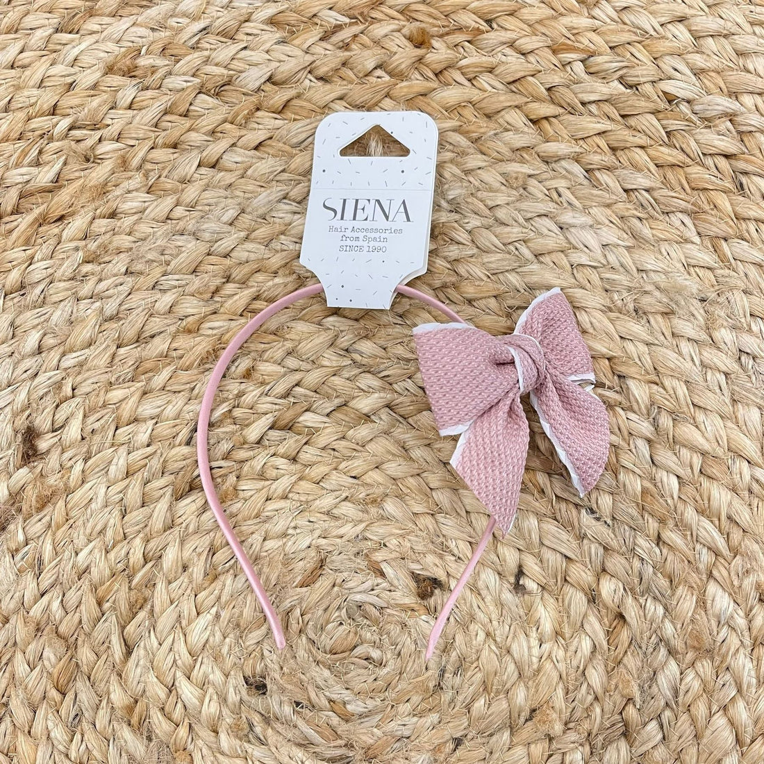 Siena Cerchietto Fiocco nido d'ape - Anima Kids