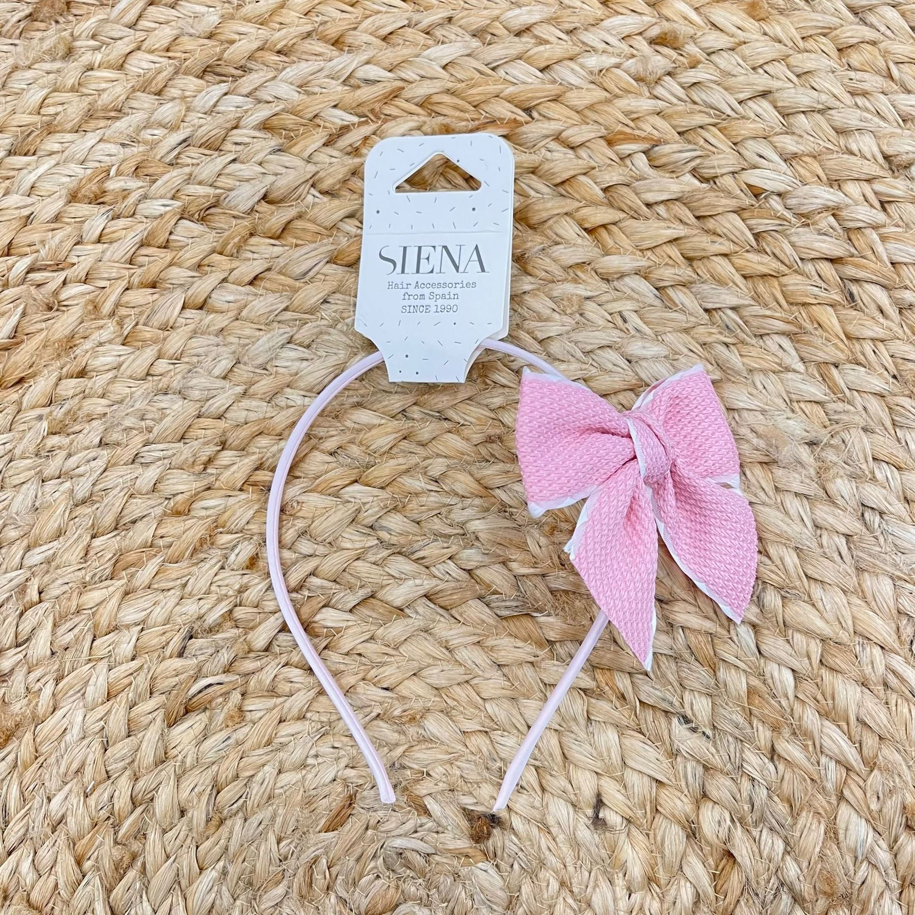 Siena Cerchietto Fiocco nido d'ape - Anima Kids