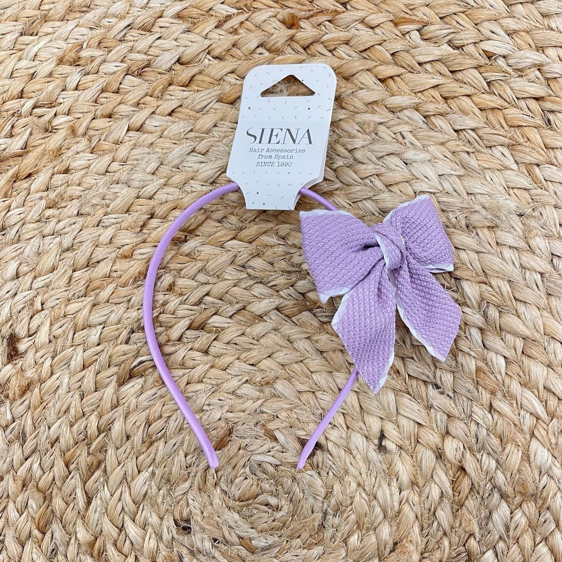 Siena Cerchietto Fiocco nido d'ape - Anima Kids