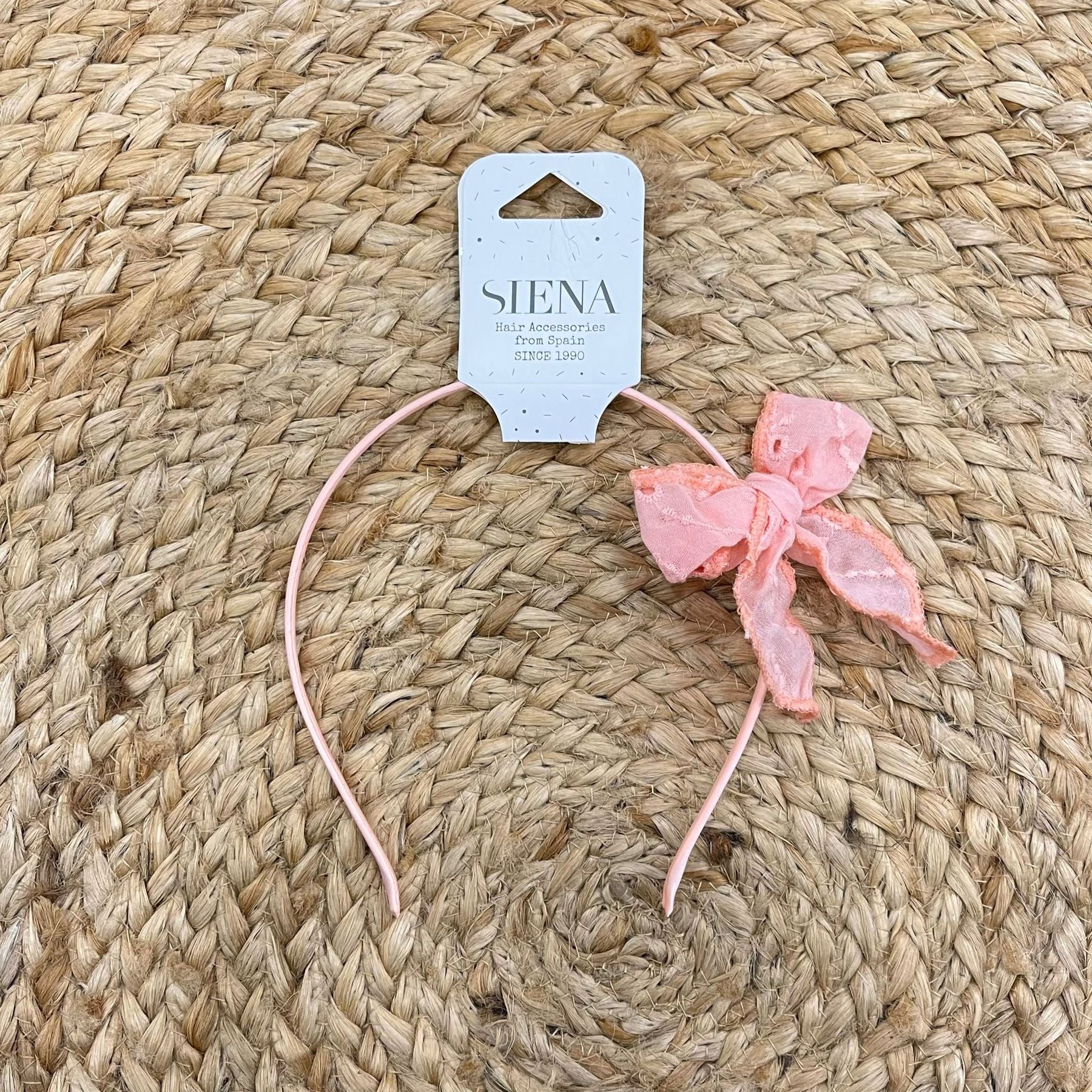 Siena Cerchietto Fiocco Sangallo - Anima Kids