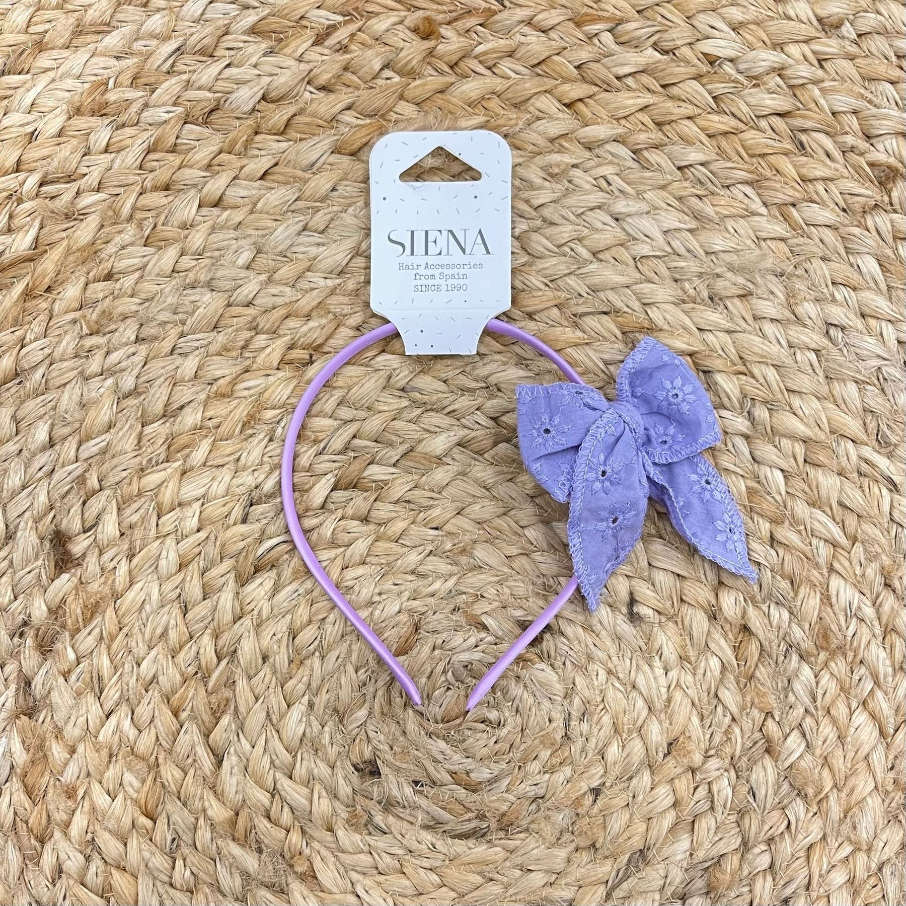 Siena Cerchietto Fiocco Sangallo - Anima Kids