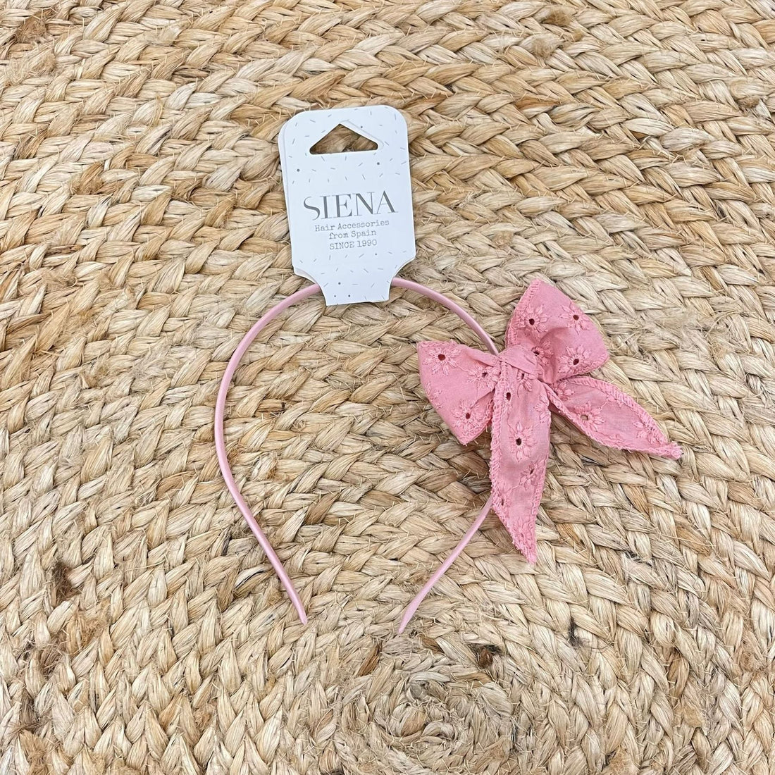 Siena Cerchietto Fiocco Sangallo - Anima Kids