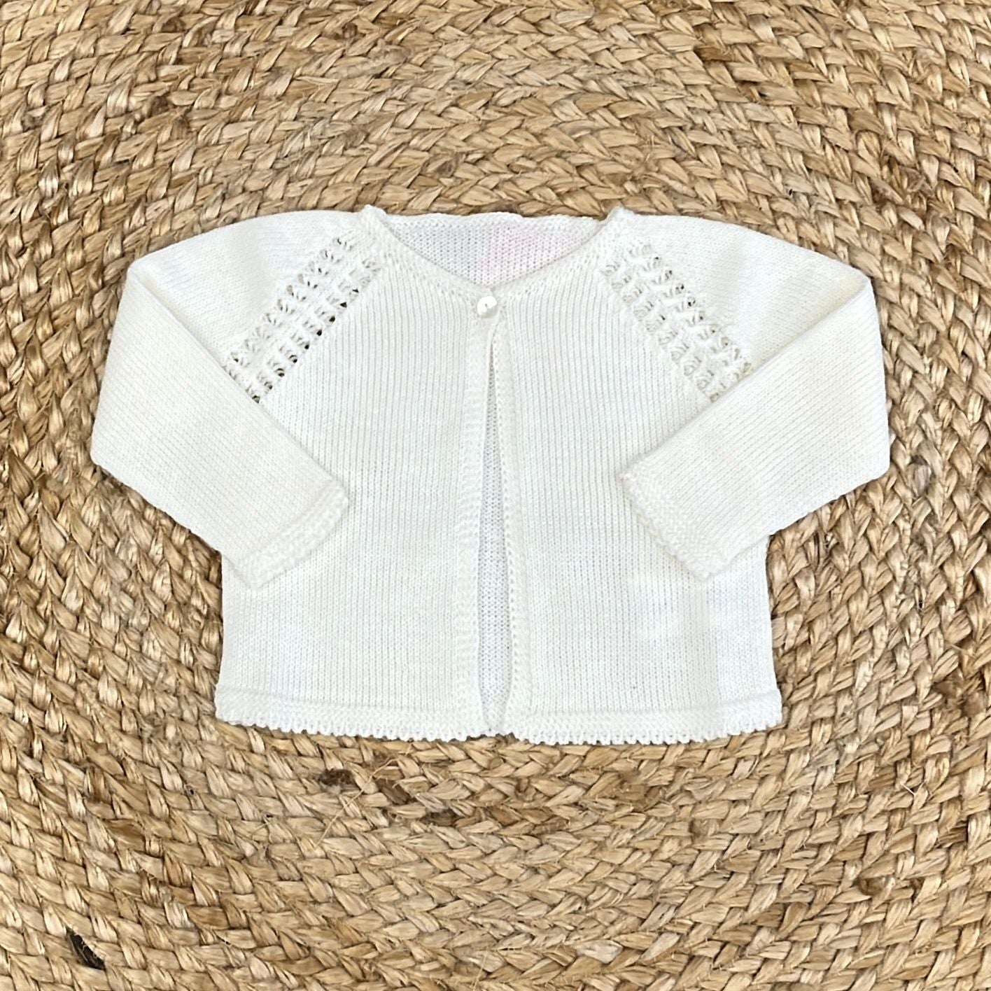 Del Sur Perforated Cardigan