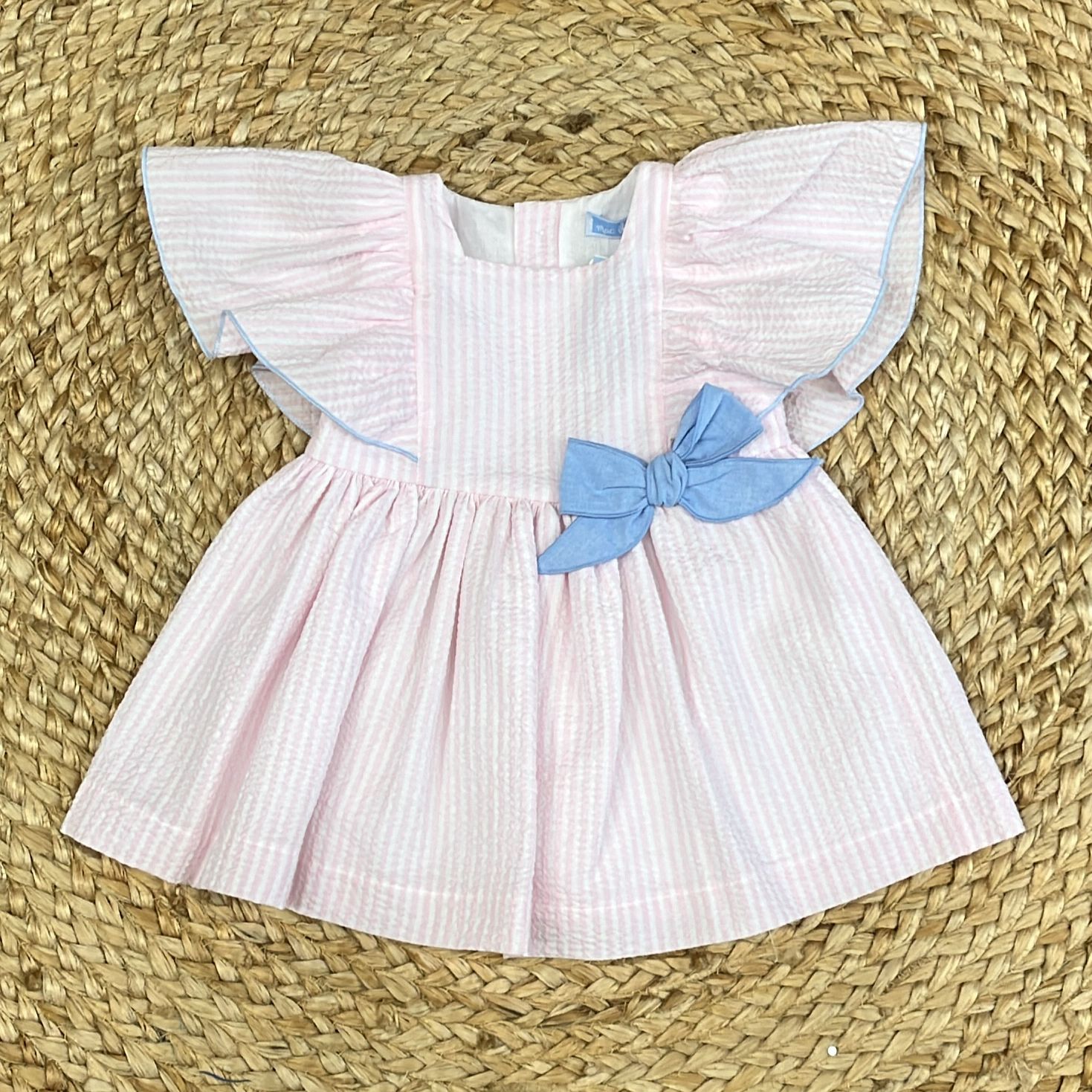 Mac Ilusion Striped dress with bow