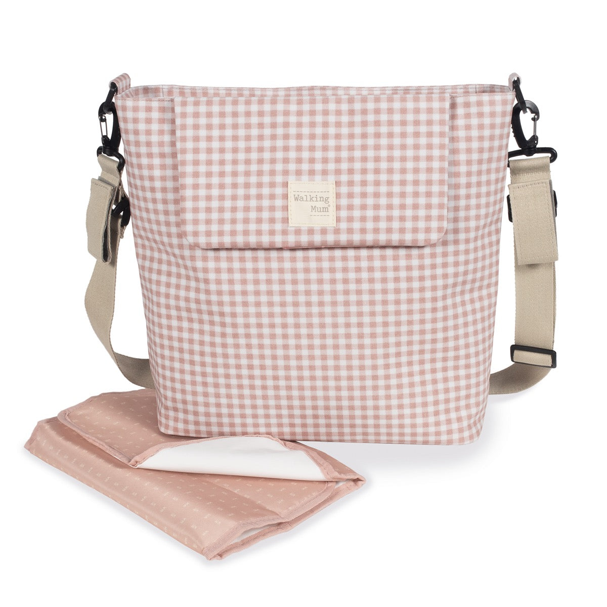 Walking Mum Borsa fasciatoio I Love Vichy