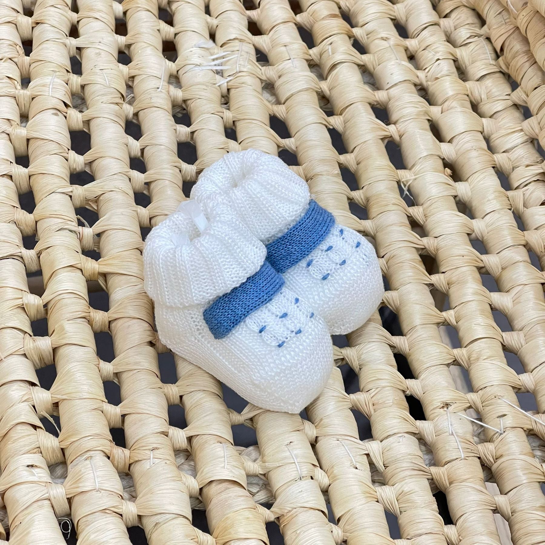 First day baby slippers